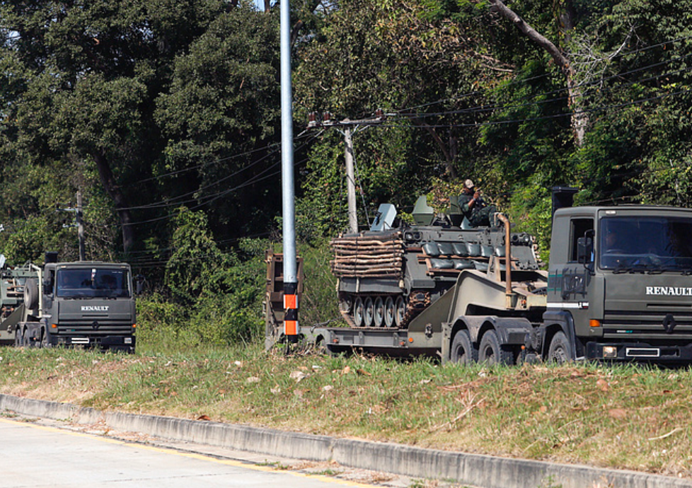 泰国军方宣布将泰国湾划为高风险区域 
