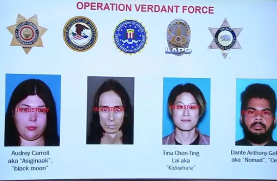 美国逮捕4名策划在加州实施爆炸袭击嫌疑 